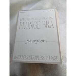 Fashion Forms 16852 Womens Lift It Up Backless Strapless Plunge Adhesive Bra A